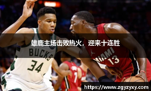 雄鹿主场击败热火，迎来十连胜